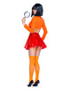 Mystery Solving Babe Costume 3pc