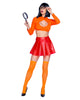 Mystery Solving Babe Costume 3pc