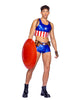 Hunky American Hero Costume 4pc