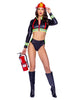 Fierce Fire Woman Costume 3pc