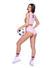 Miami Soccer Player Costume 2pc