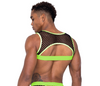 Men's Fishnet Cropped Tank Top