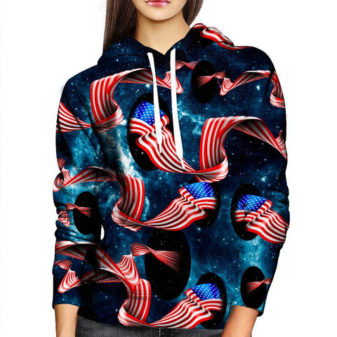 Galactic Flag Girls' Hoodie