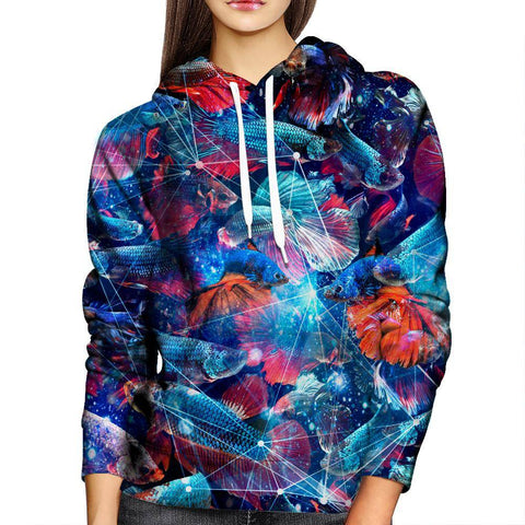 Galactic Fish Girls' Hoodie