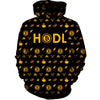 Bitcoin HODL Gold Hoodie