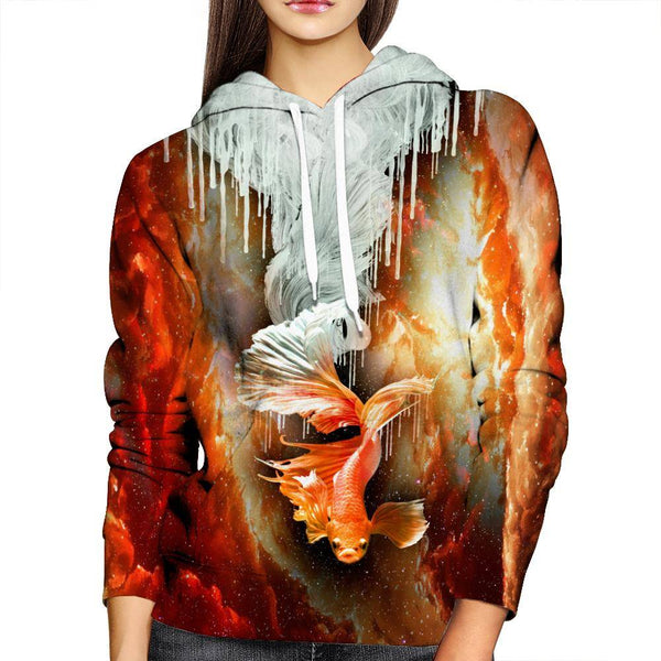 Icey Koi Fish Girls' Hoodie