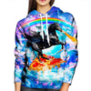 Puppy Riding Pegasus Girls' Hoodie