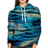 Painted Waves Girls' Hoodie