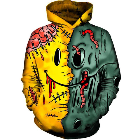 Emoji Zombie Girls' Hoodie