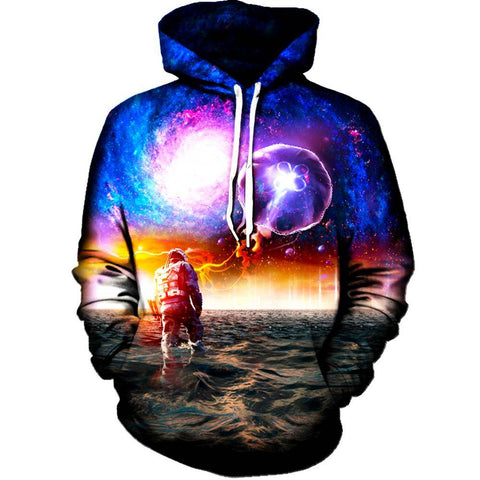 Galactic Jellyfish Girls' Hoodie