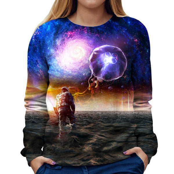 Galactic Jellyfish Girls' Sweatshirt